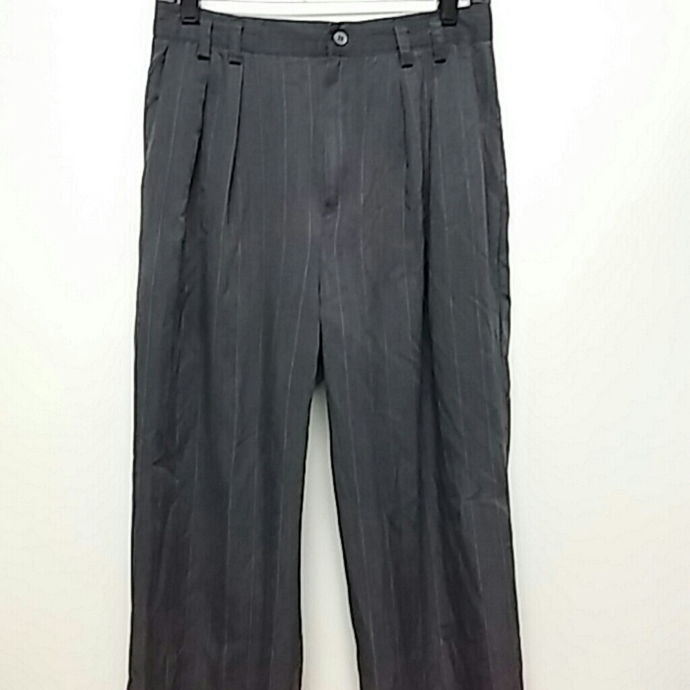 String Bean Pinstripe Dress Pants